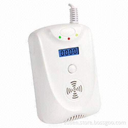 Wireless/Wired Gas Detector with Self-detecting and Electro Valve, No Wrong Report